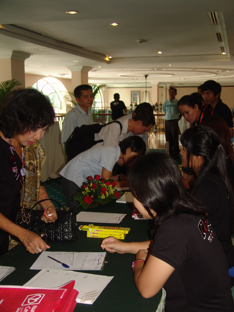 Guest started arriving; registration